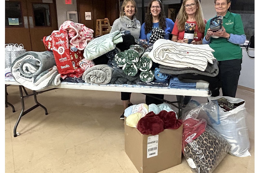 Ormond Beach Leidees’ Group for 50+ donates to Christine’s Blankets