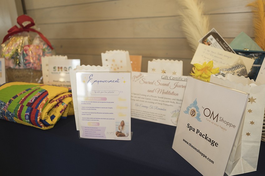 The event offered up several raffle prizes.