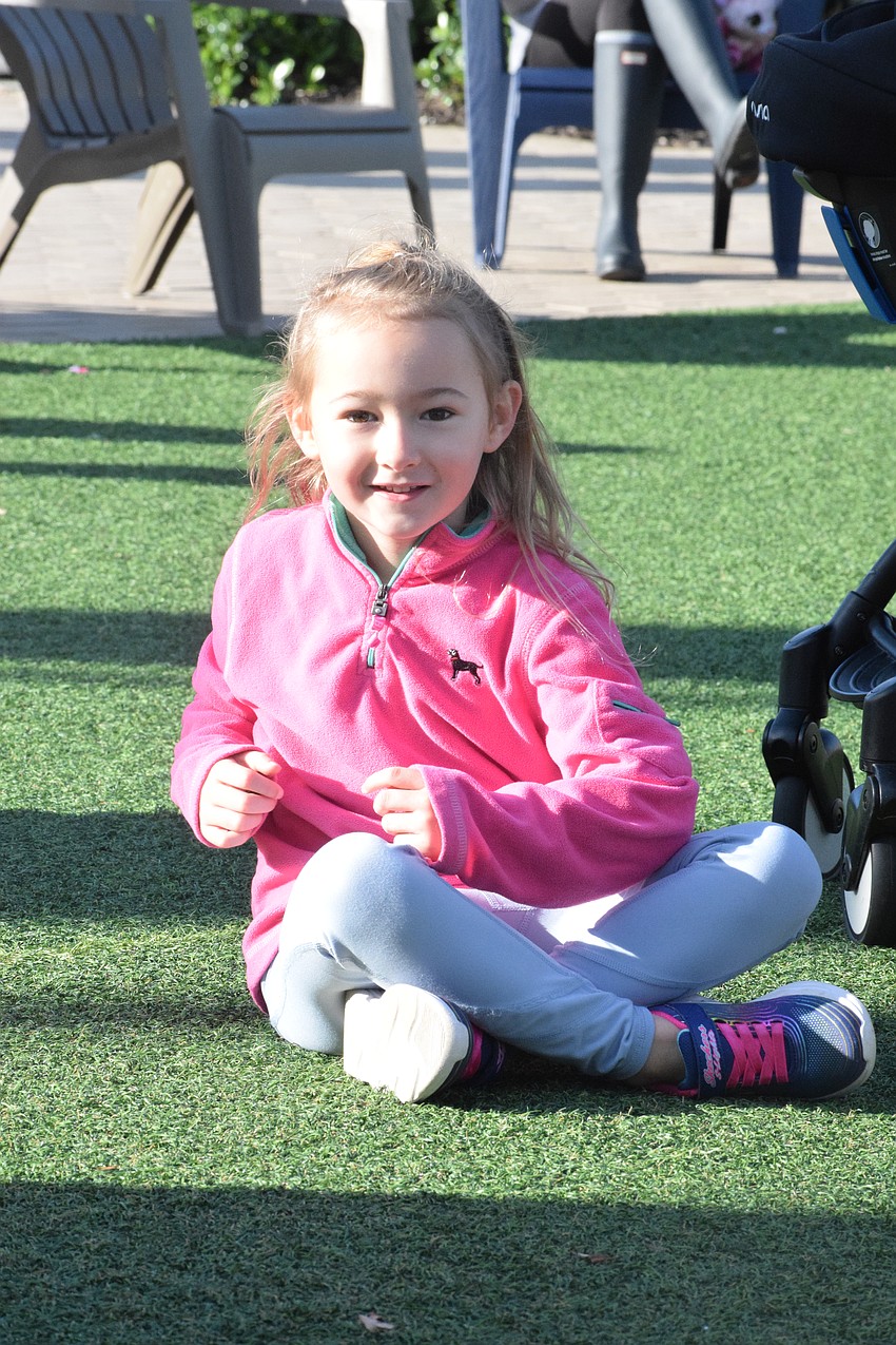 Sarasota 5-year-old Olivia Johnson participates in UTC Kids Club every month. She loved the dances with Miss Jodi's School of Dance.