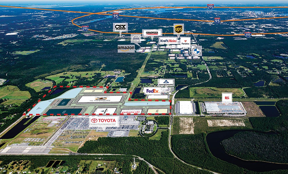 Florida Gateway Logistics Park is shown on the website for the development.