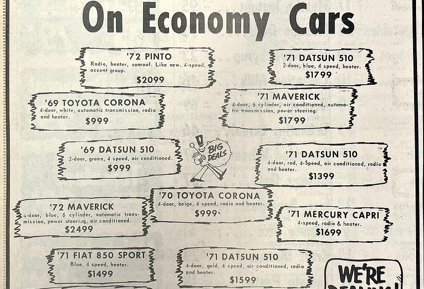 This Week In West Orange County History Jan 18 2024 West Orange   TBT Dealerships Ewing 1 18 73 For 1 18 24 R850x580 