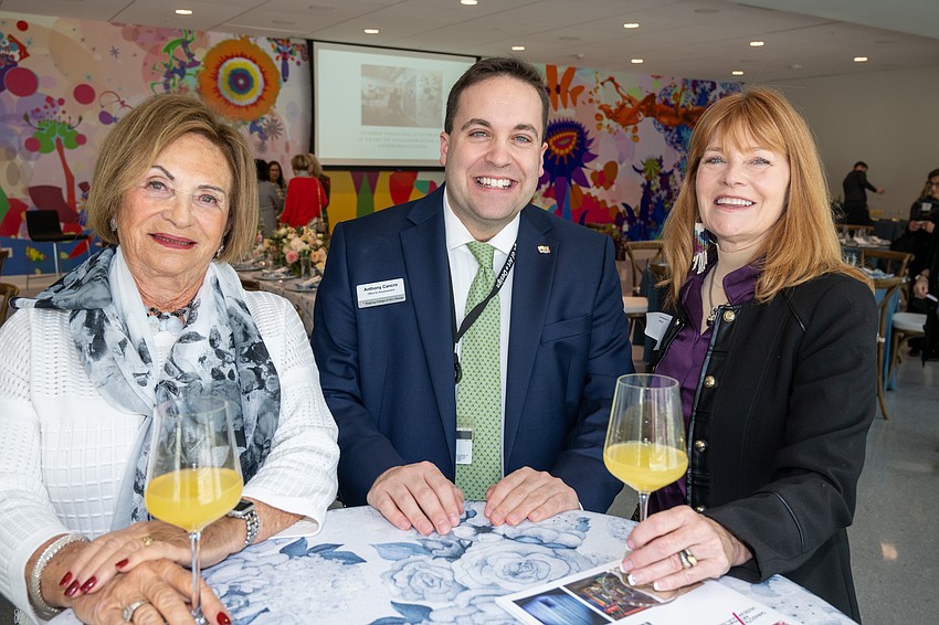 Marion Levine, Anthony Cancro and Pam Johnson