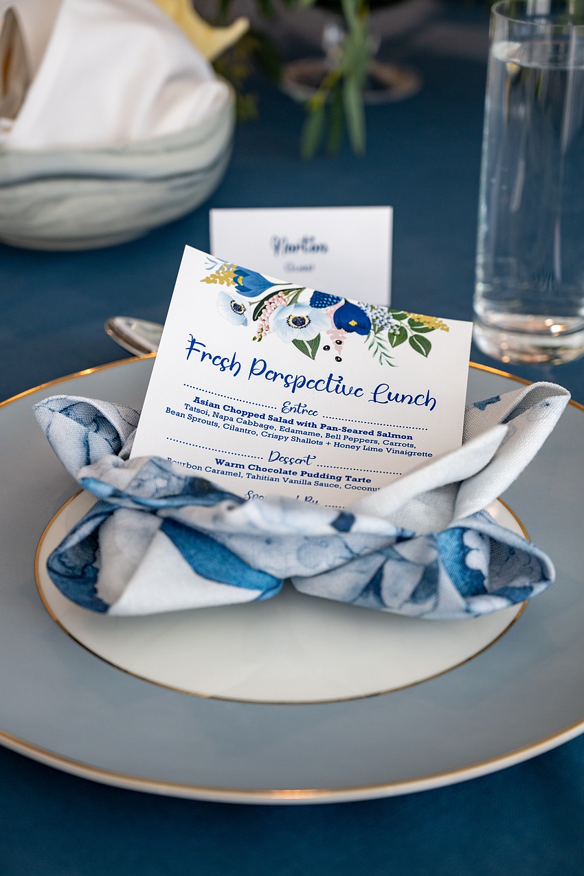 The Fresh Perspective luneheon featured Tandem Press Curator Sona Pastel-Daneshgar.