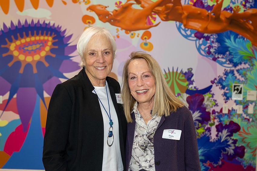 Mary Schreck and Sheila Pizer