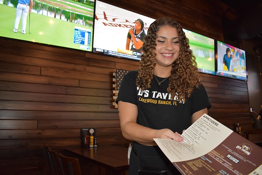 Waitress Marly Price says she loves that Ed's Tavern will have live music on Friday and Saturday nights, that it is a 