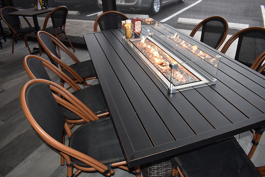 The new Ed's Tavern on East Manatee River River gives its patrons a reason to be fired up about the restaurant.