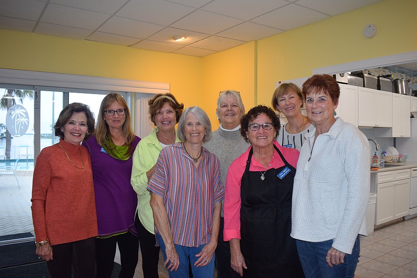 Kathy Tait, Kelly Blankenbecler, Mary Brandt, Nancy Smith, Donna Heffner, Judy Behny, Nancy Wenzel and Pam Tselios