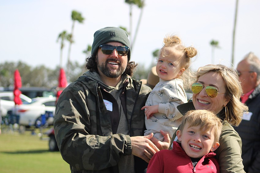 David Perkowski his wife Allison Imre Perkowski, and their kids, daughter Ryan and son Rip, didn't seem to be minding the chilly weather Jan. 21 at the Sarasota Polo Club.