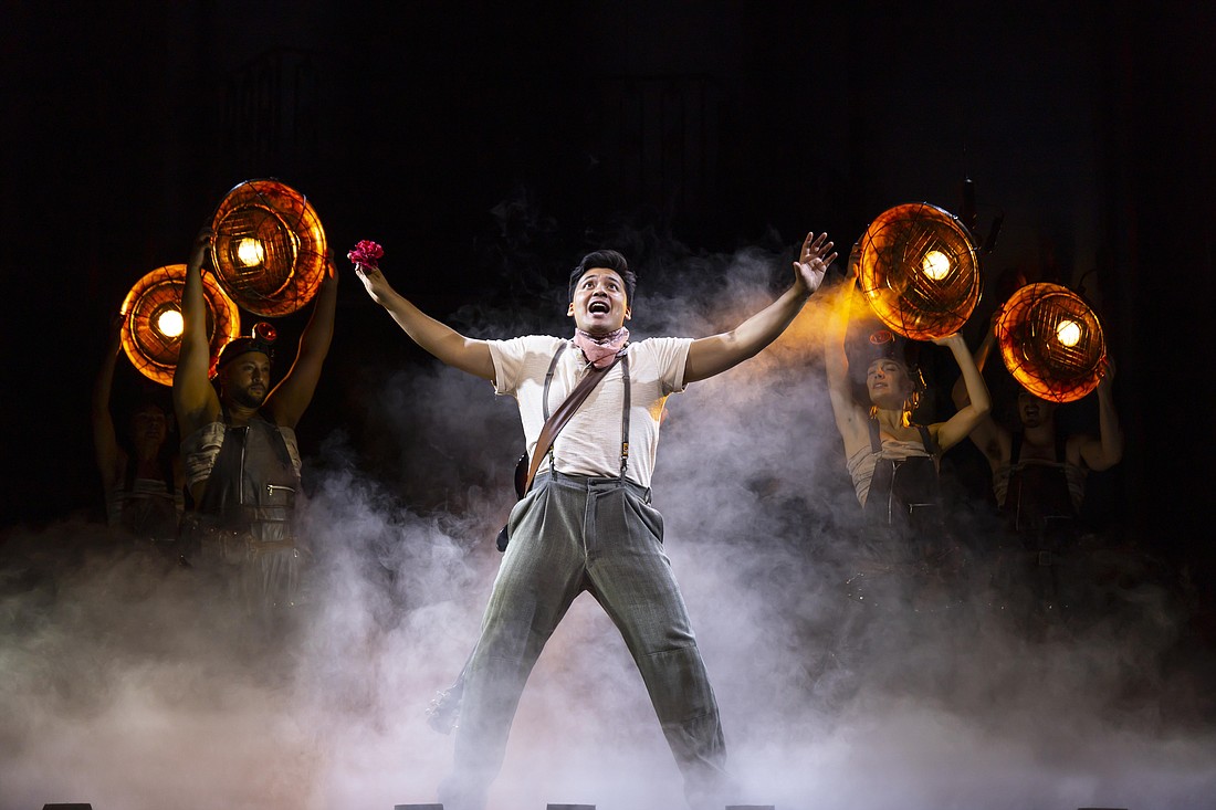 J. Antonio Rodriguez stars as Orpheus in the “Hadestown” North American Tour.
