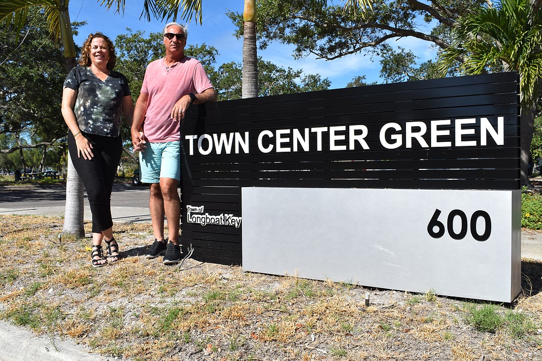 Paul and Sarah Karon plan to donate up to $500,000 to the town of Longboat Key in exchange for the naming rights to the Town Center stage.