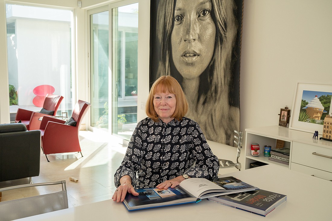 Janet Minker’s love of architecture is rooted in her career as a graphic designer.