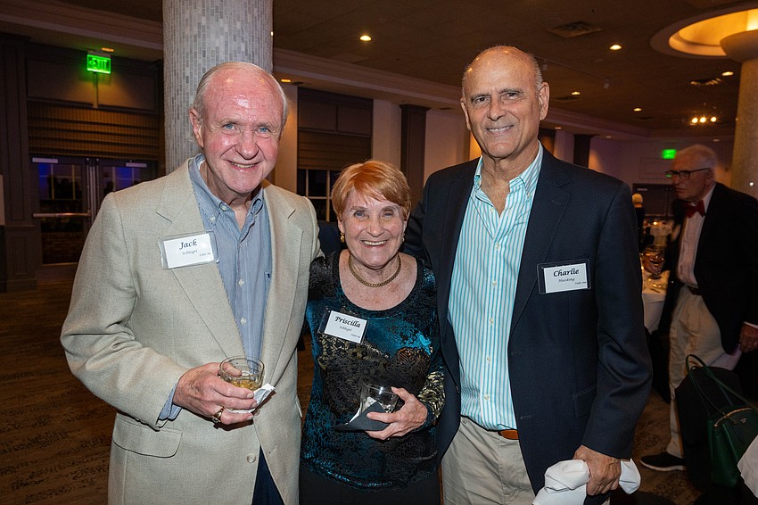 Jack and Priscilla Schlegel and Charlie Huisking