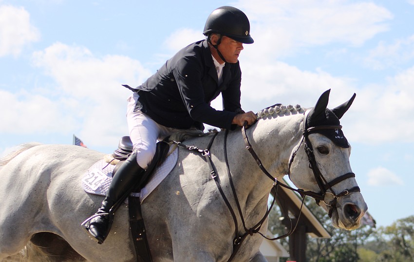 Will Simpson, who won a gold medal for the U.S. in the 2008 Olympics, failed to make the jump-offs aboard Victor Z.