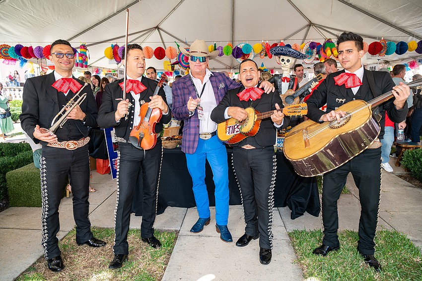 Scott Allen with the band Viva Mexico