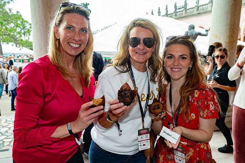 Telese Zuberer, Alyssa Nohren and Bianca Manos