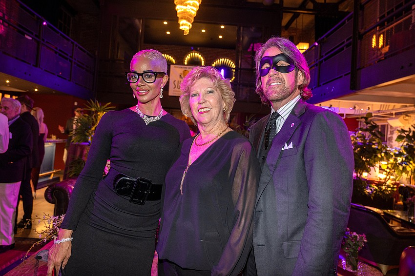 More Too Life founder Dr. Brook Bello with Kathy Collums and Rayman Bechard