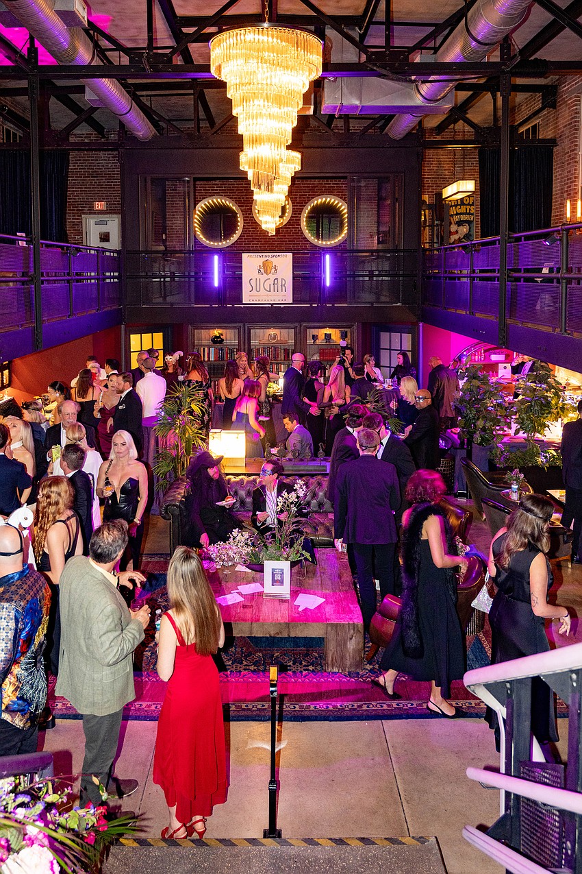 Waterworks was decked out in purple for the Masquerade Gala.