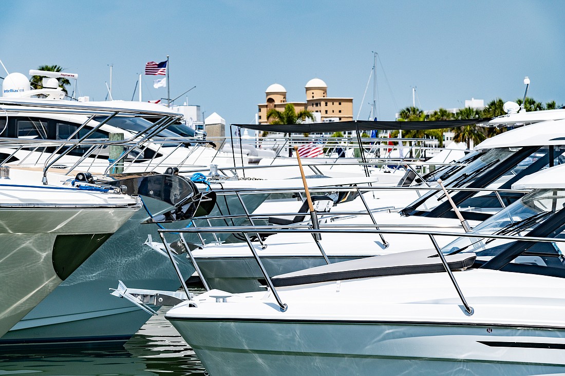 The 2024 Suncoast Boat Show will be held April 19-21.