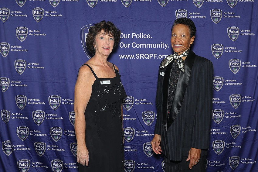 SPD retired officers Carmen Woods and D. Franklin were honored with the Legacy Ring of Honor Award.