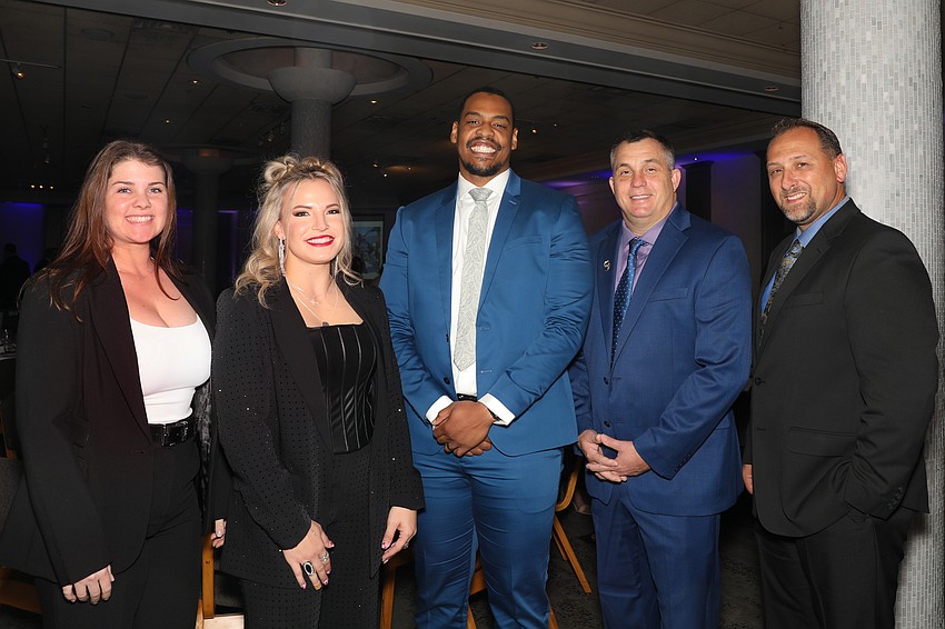 Lauren Stevens, Whitney Bentz, Daniel Stevens, Lt. Richie Schwieterman, and Tim Dederick