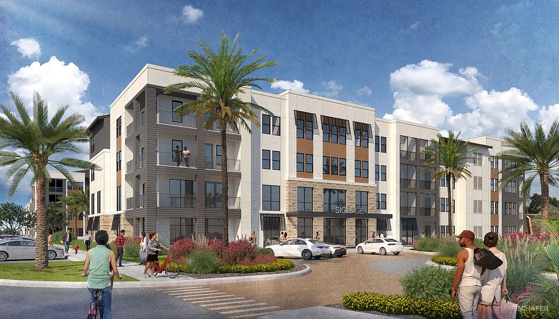 Construction began Jan. 30 on 275 apartments in Lee County.