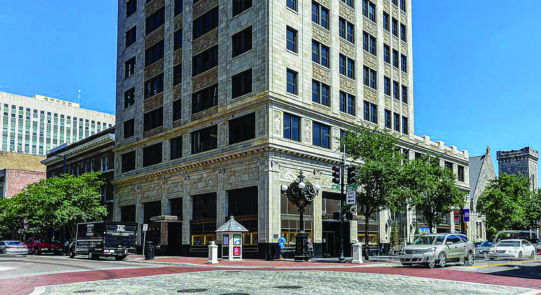 The Greenleaf & Crosby Building Downtown at 208 N. Laura St.