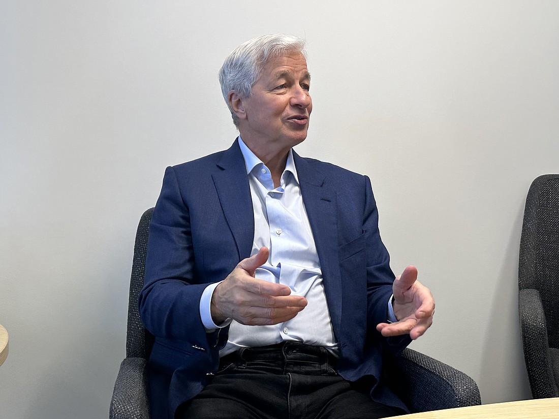 JPMorgan Chase Chairman and CEO Jamie Dimon told news reporters Jan. 31 that Jacksonville is an expanding market.