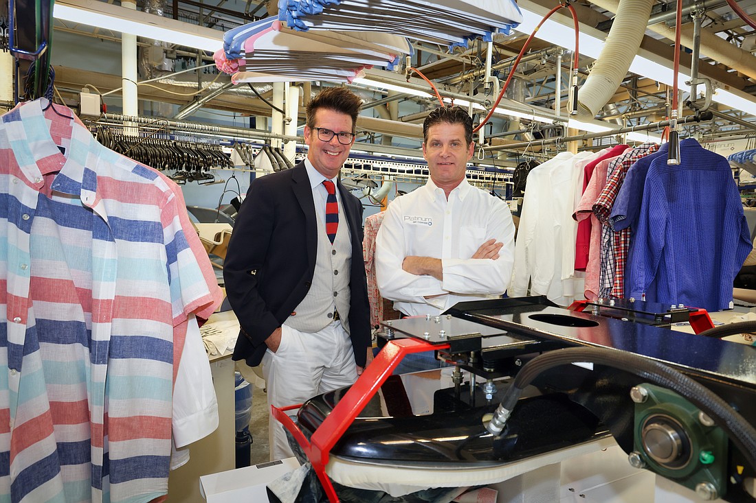 Brothers Craig Bamberg and Chris Bamberg bring different strengths to Platinum Dry Cleaning.