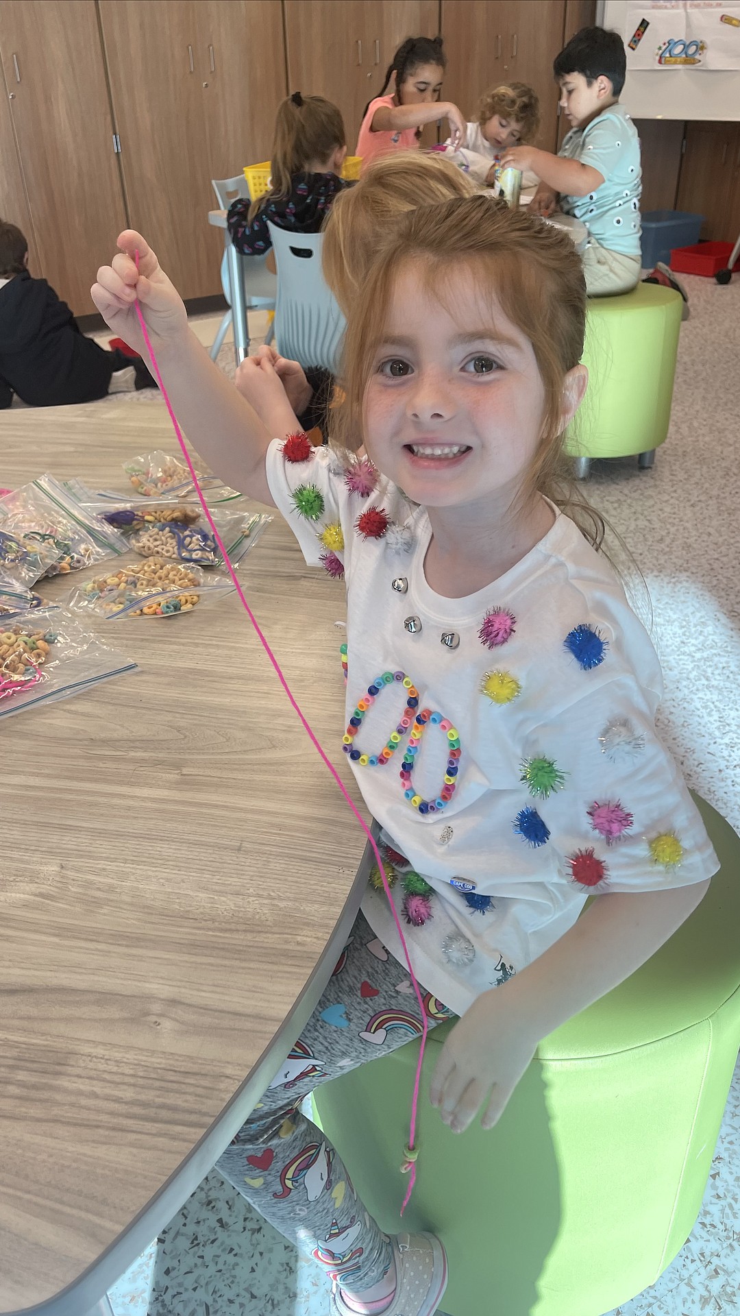 Beachside Elementary kindergarteners celebrate 100th day of school with