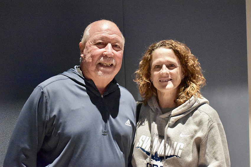 Sarasota residents Jaime and Juli Garcia attend the concert because Juli Garcia is a teacher at the Out-of-Door Academy.