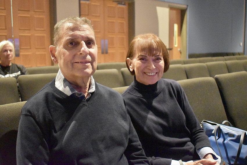 Jerry and Ann Lacertosa knew about the concert because their daughter works at the Out-of-Door Academy.