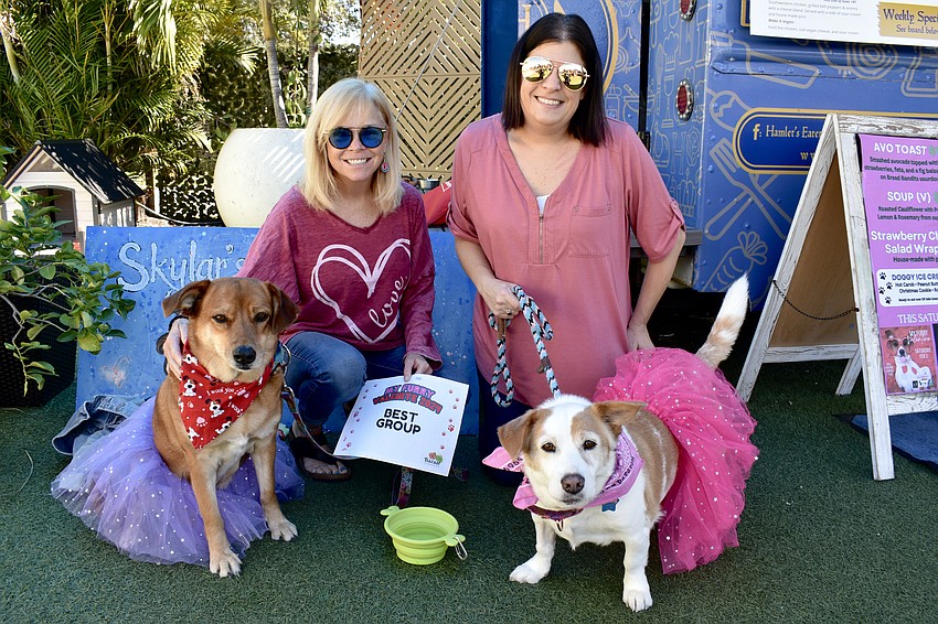 Kathy Brake with Saoirse, and Jacki McDonald, with Tally, won the award for Best Group.