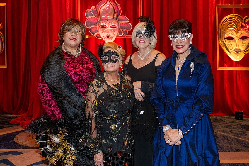 Gala Committee members Isabelle Eidet, Aline Blanchard, Katherine Benoit and Tamara Jacobs