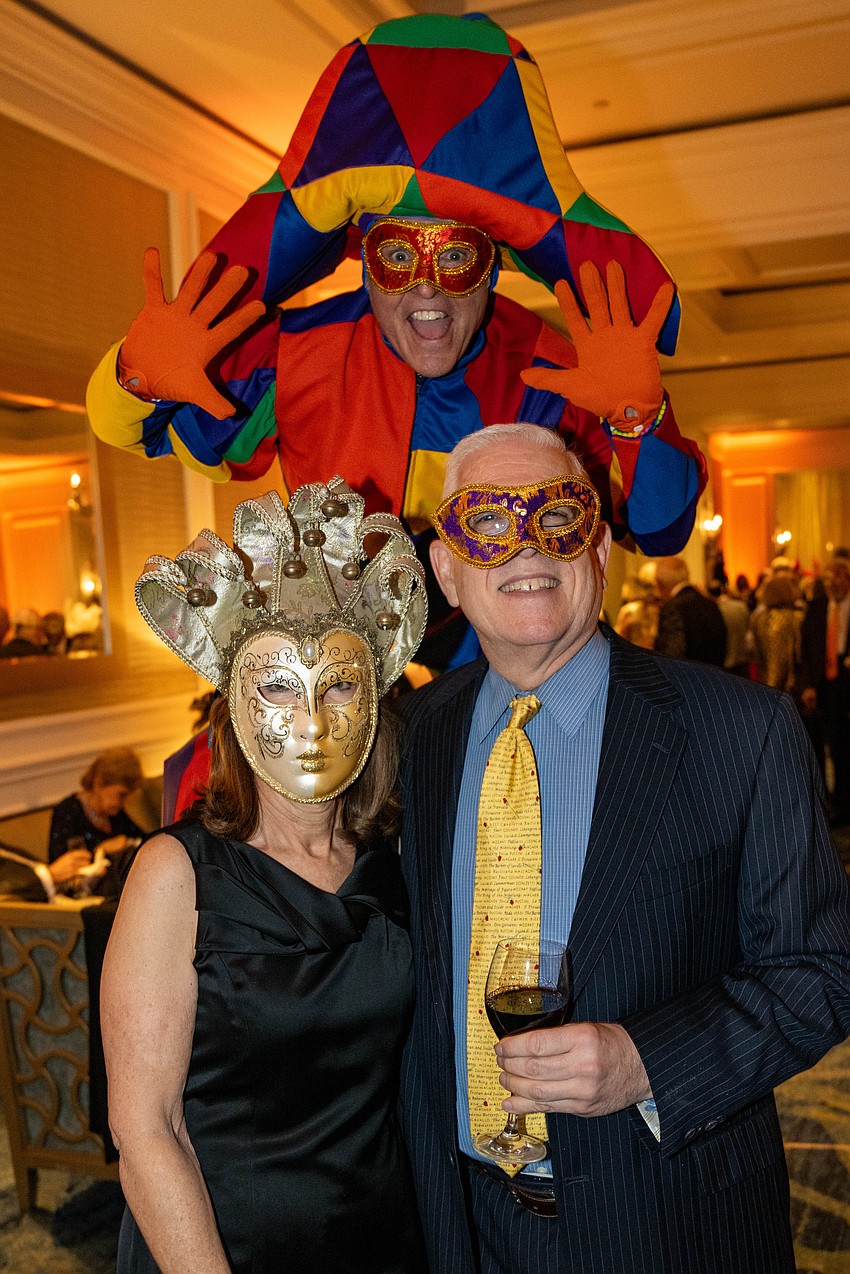Marianne and Lou Cohen with Douglas White