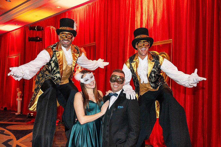 Kristen and Jeremie Guglielmi with Jorge Santiago and Teddy Fournier