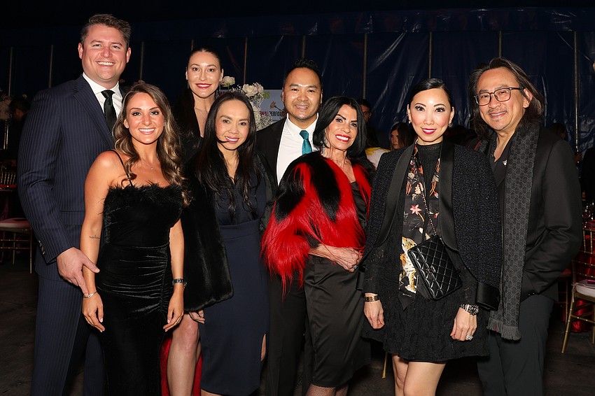 Bart Lowther, Dana Pisillo, Melissa DeAngelo, Ann Senoi, Sovanna Sok, Maria Brady, and Linda and Tom Doan.