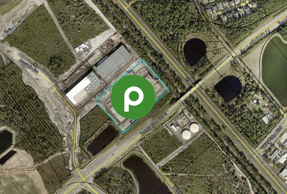 The proposed Publix Super Markets central pharmacy filling center in a 168,480-square-foot building at 200 Accolade Ave. in Legend Point Logistics Crossing.