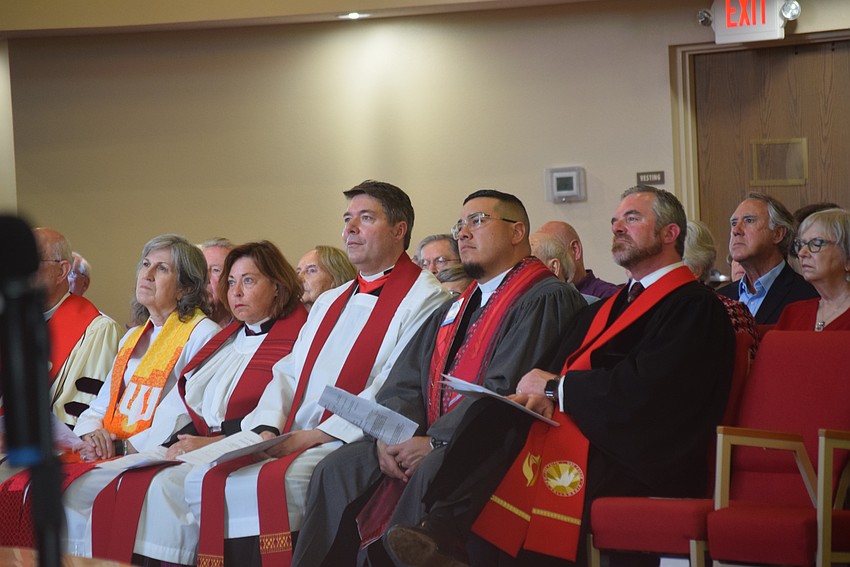 The Rev. Julia Piermont's pastor colleagues from Longboat Key and around the country