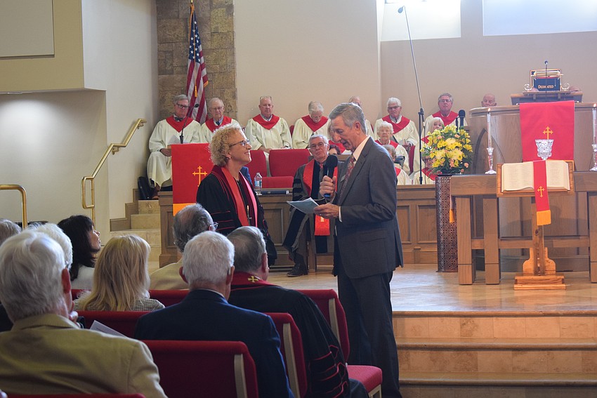 The Rev. Julia Piermont and Michael Chester