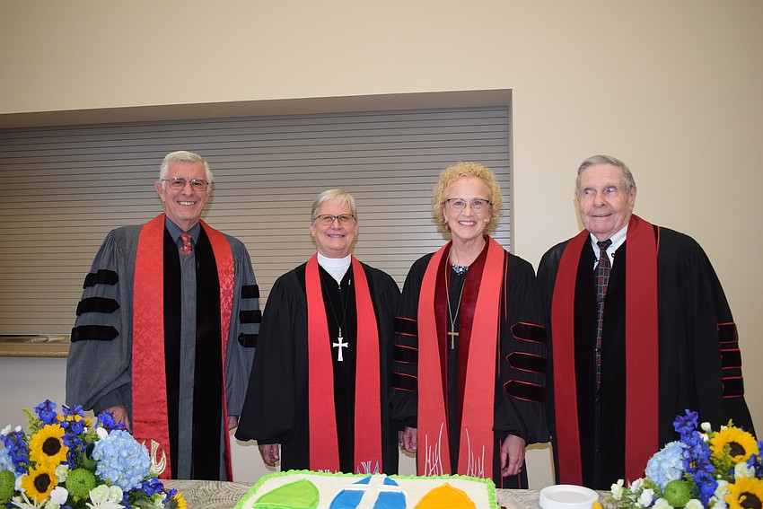 The Rev. Norman Pritchard, the Rev. Melana Scruggs, the Rev. Juila Piermont and the Rev. Bruce Porter