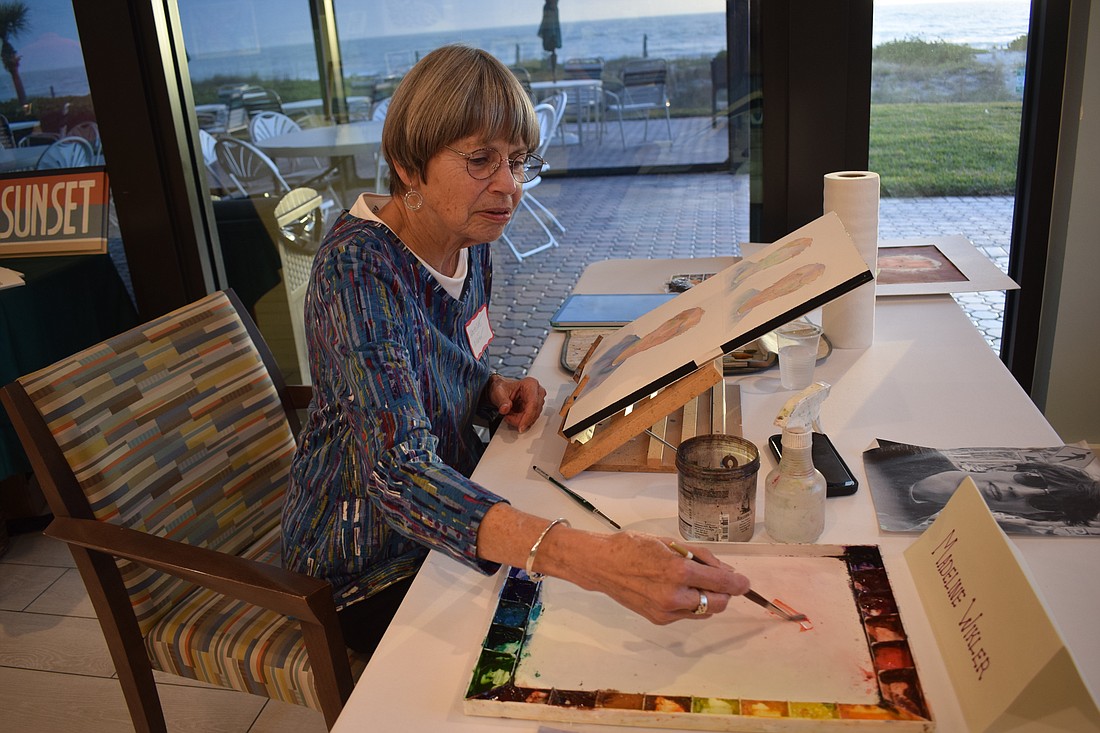 Madeline Walker painting