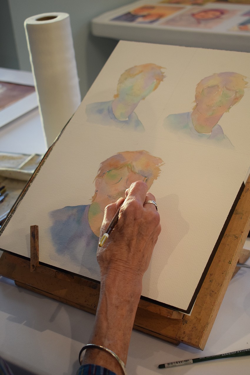 Madeline Walker painting