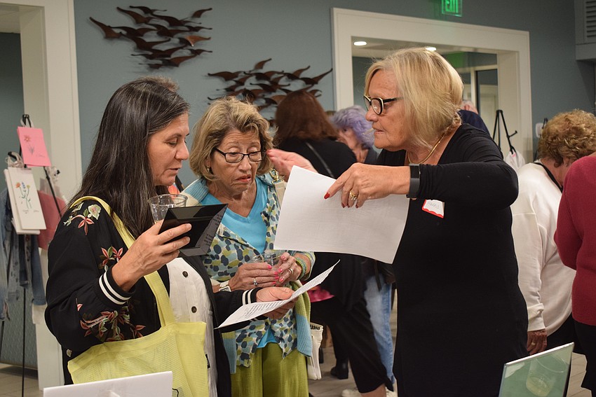 Rose Mary Bushin, Melene Donovan and Linda Harris