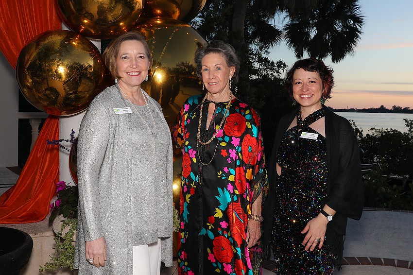 Conservation Foundation of the Gulf Coast President Christine Johnson, Honorary Chair Cornelia Matson, and Director of Marketing and Events Sam Valentin