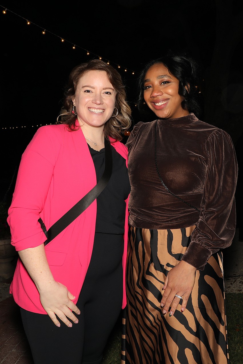 Kaeleigh Aguirre with Marketing and Events Manager Tianna Buswell-Porter