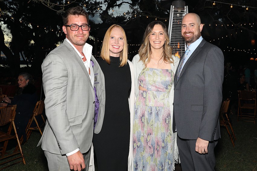 Joe and Emma Kate Silvistri with Jessica and Rick Scherzer