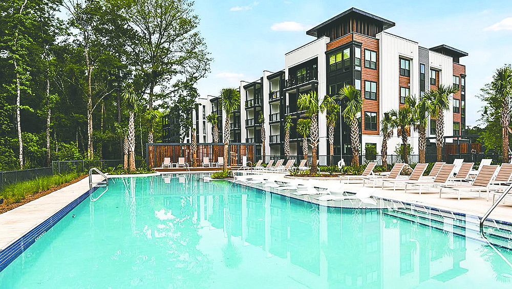 Olympus Property bought the Presidium Town Center apartments along AC Skinner Parkway south of Butler Boulevard for $97.5 million. The property is now called Olympus Preserve at Town Center.