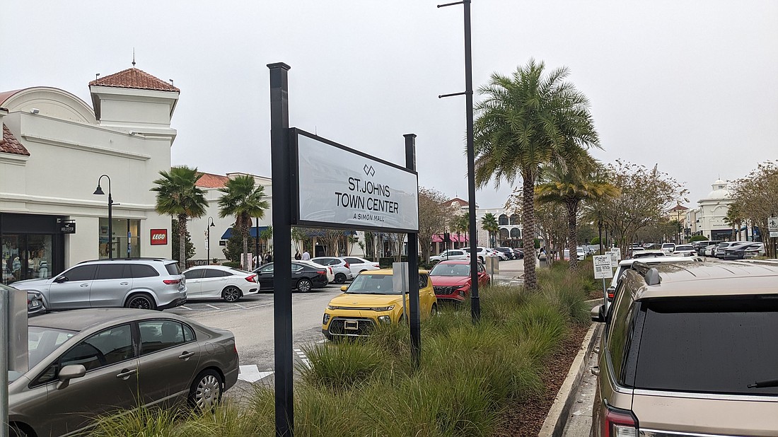 St. Johns Town Center is a hub for commercial real estate activity.