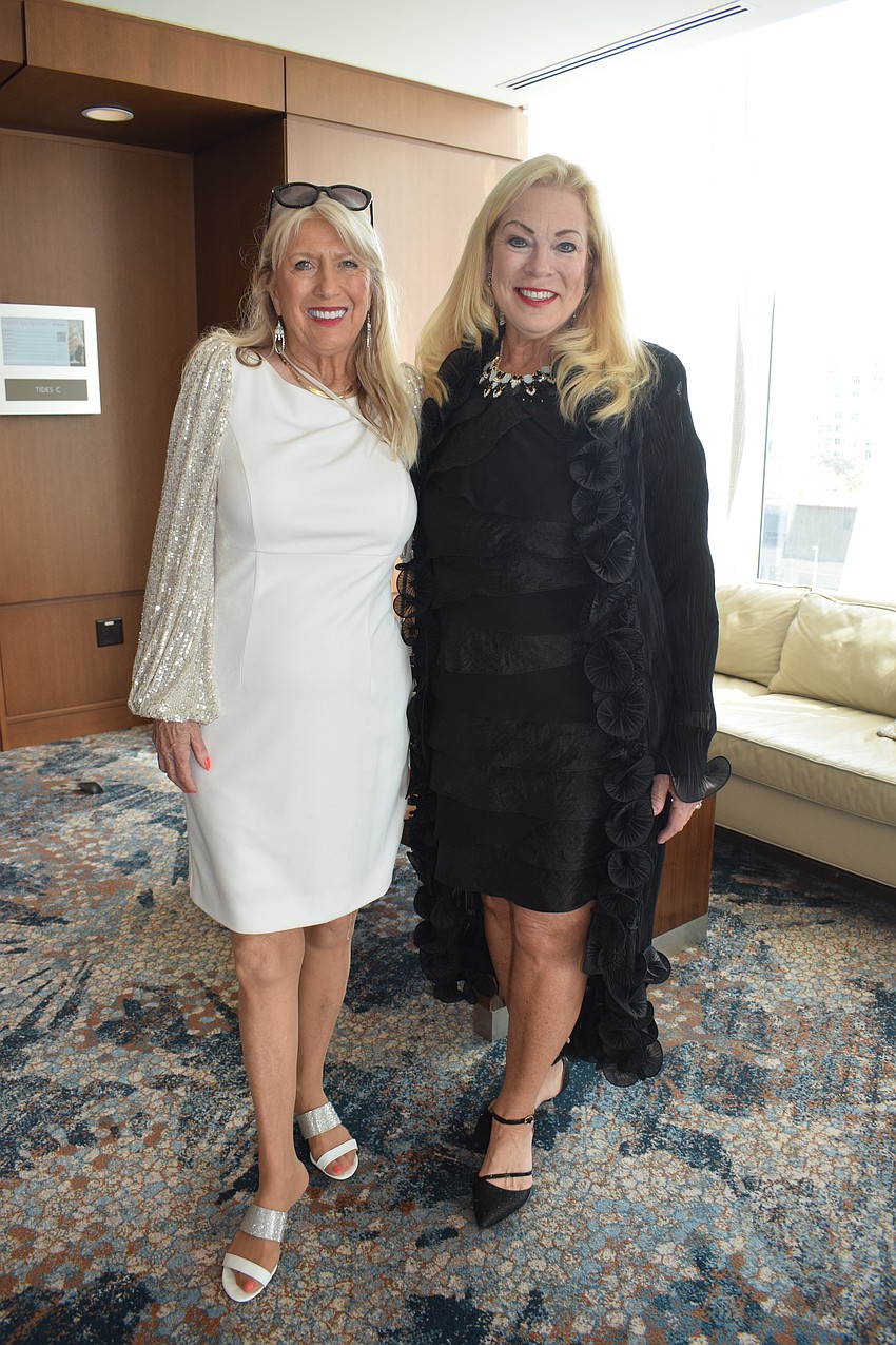 University Park's Fifi Queen and Kristy Schubert are excited to see their vision for the University Park Women's Club fashion show come to life.