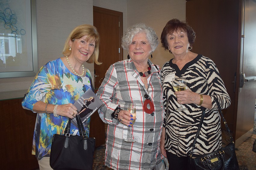University Park's Sue Stone, Beverly Fisher and Arlene Irons love spending the afternoon with friends.